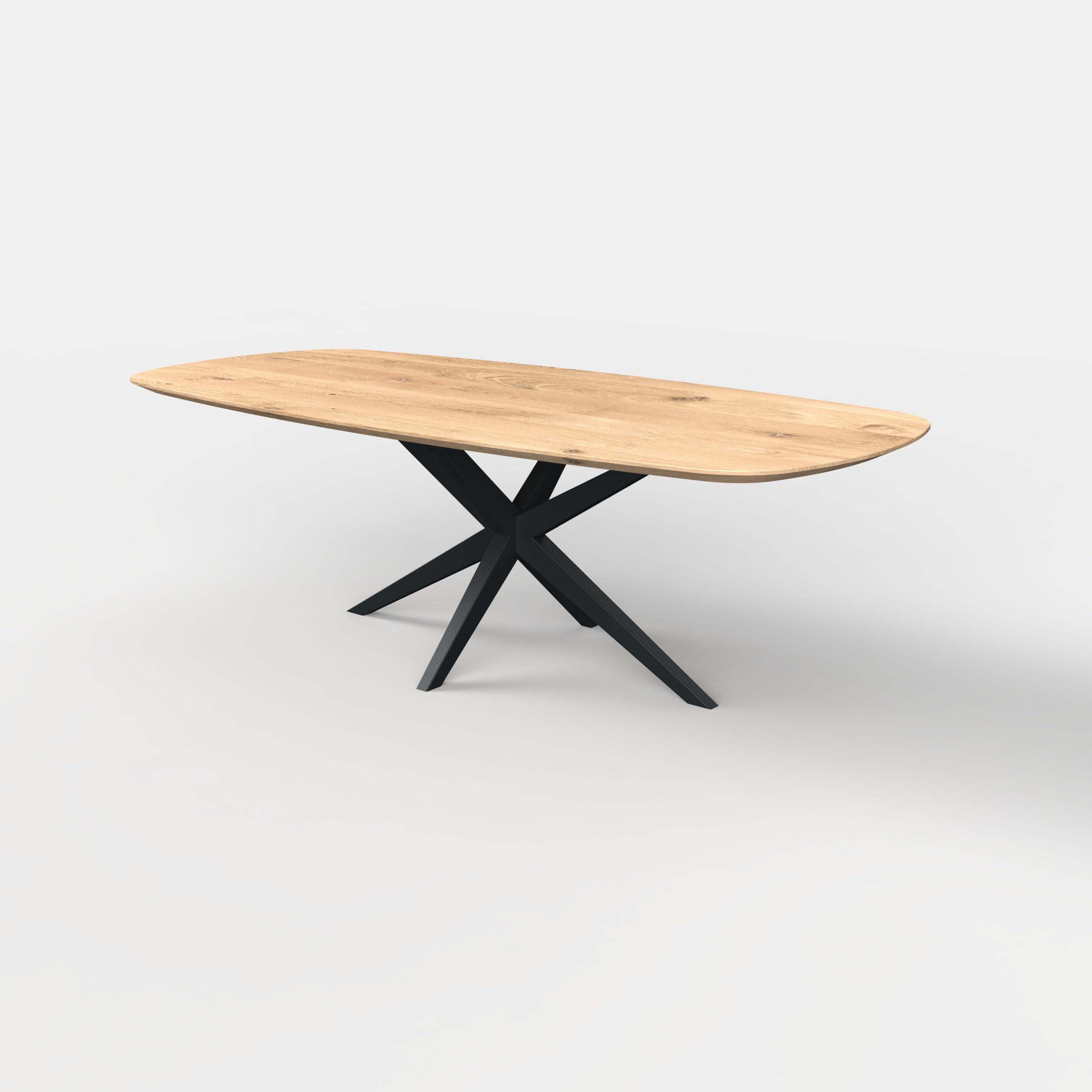 Deens ovale eiken eettafel Nero – Trend Table