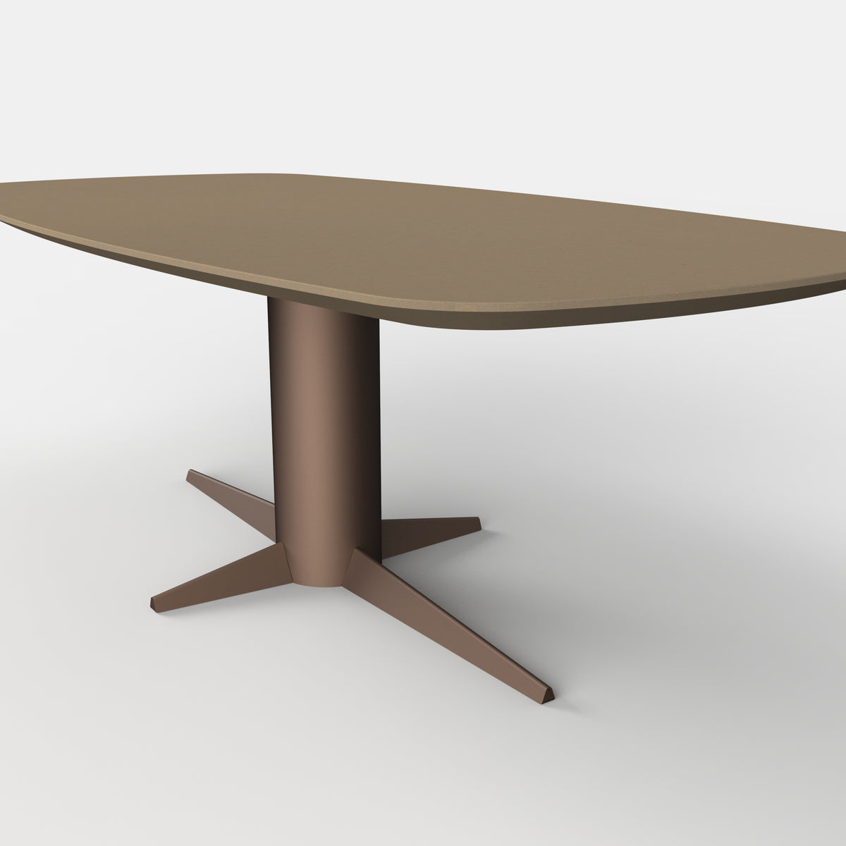 Deens ovale fenix eettafel dex - castoro ottawa - anodic brown