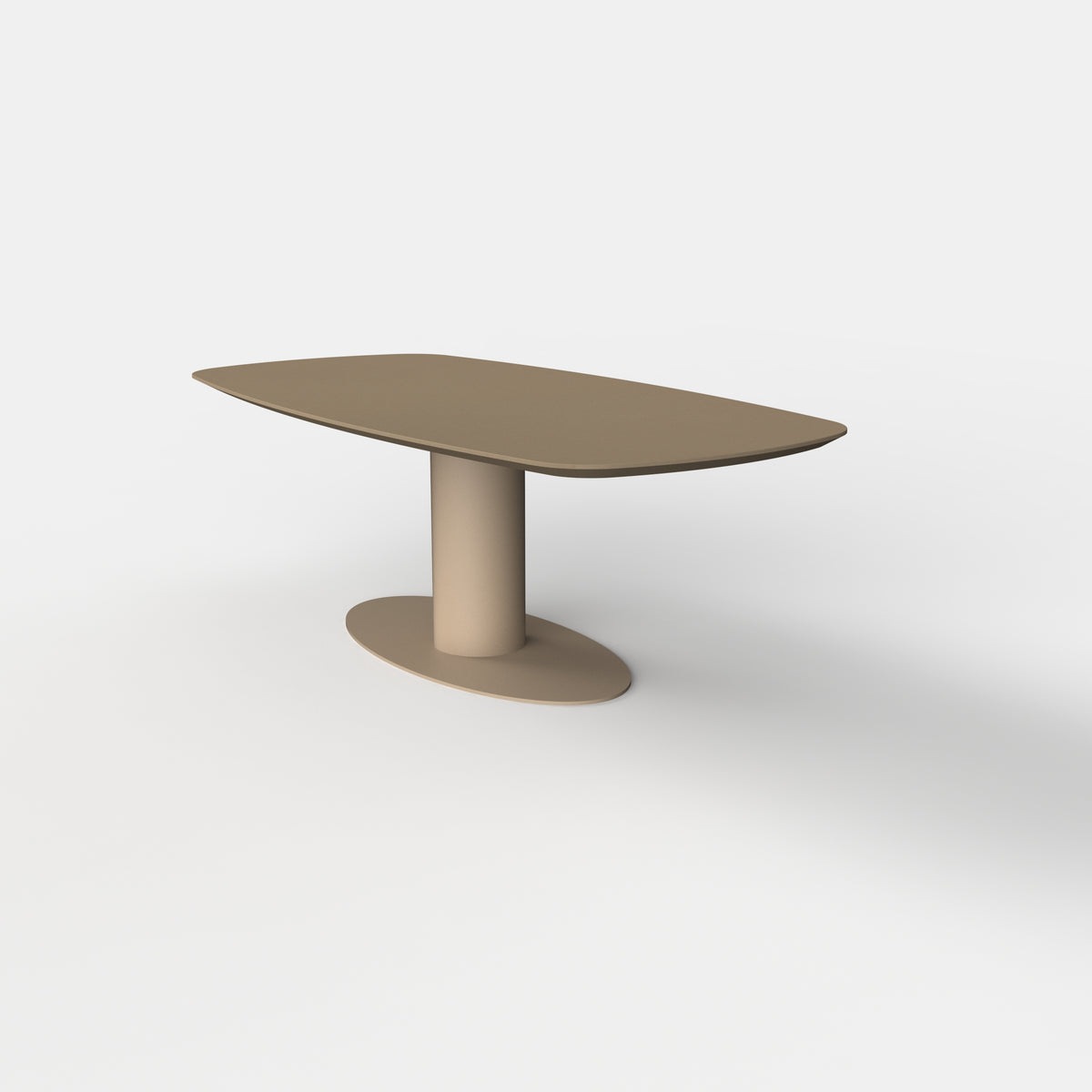 Deens ovale fenix eettafel avaro - castoro ottowa - beige