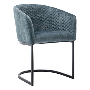 Eetkamerstoel pellaro blauw