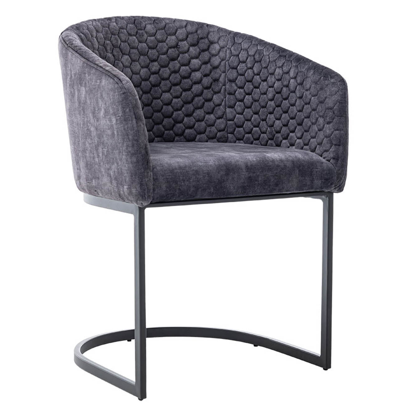 Eetkamerstoel pellaro darkgrey