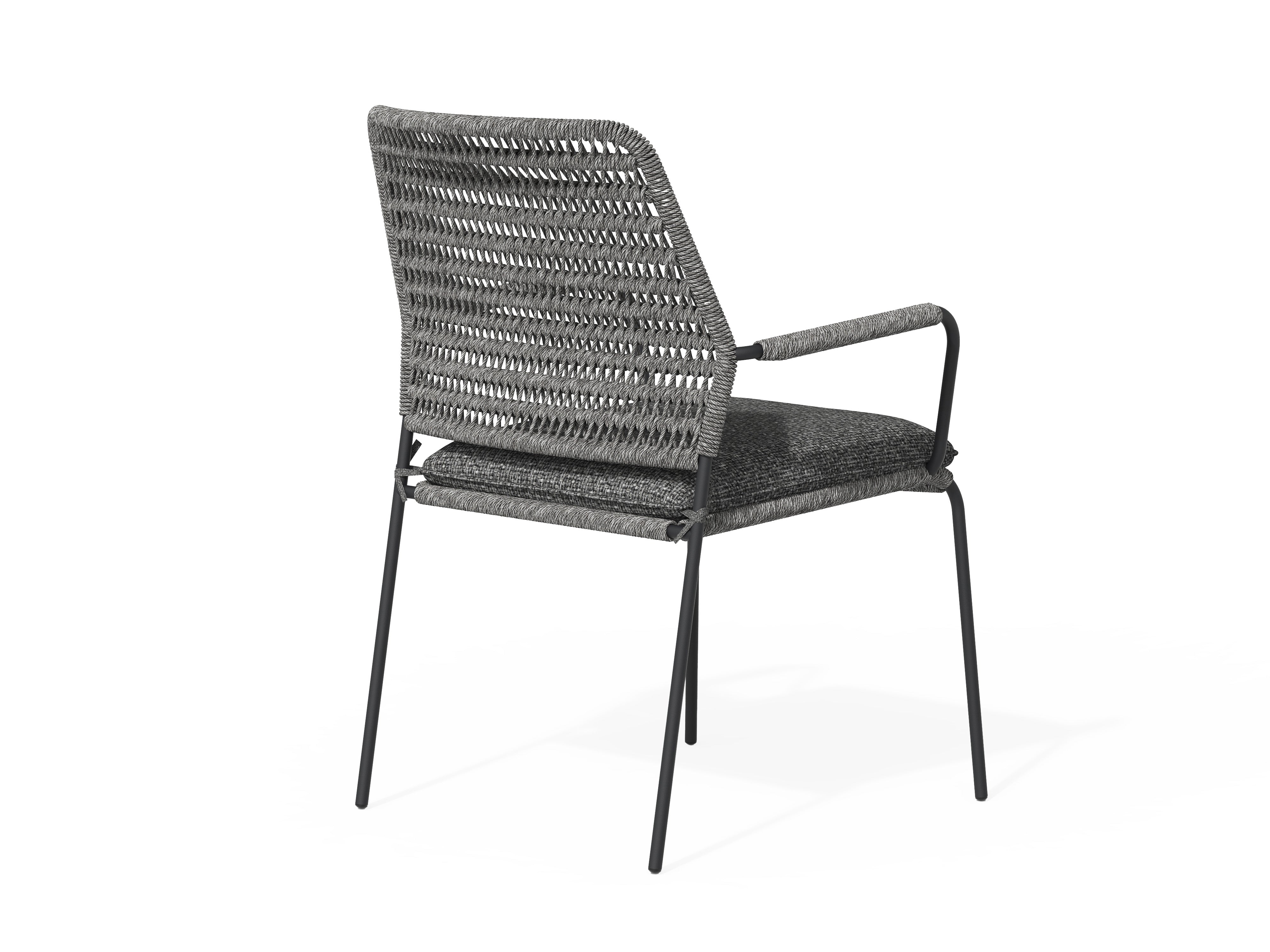 Tuinstoel David charcoal