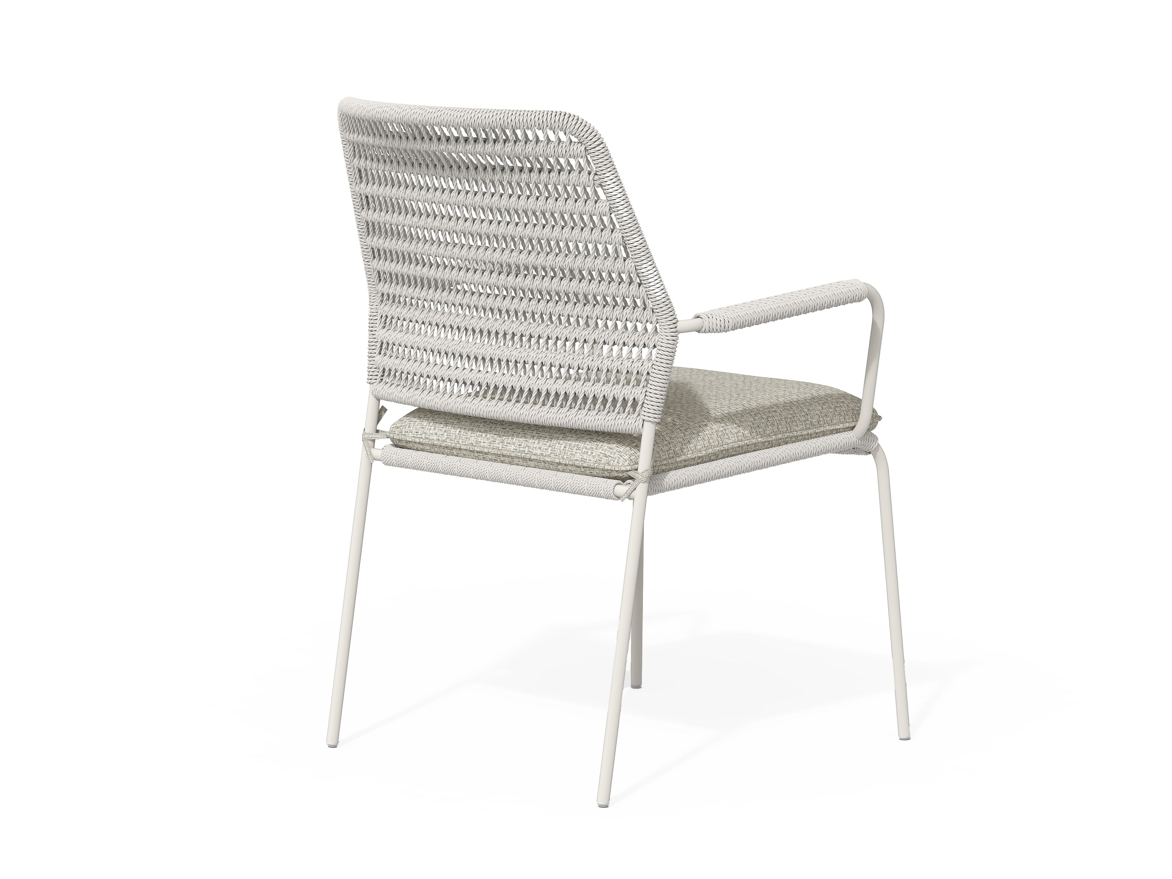 Tuinstoel David creme white