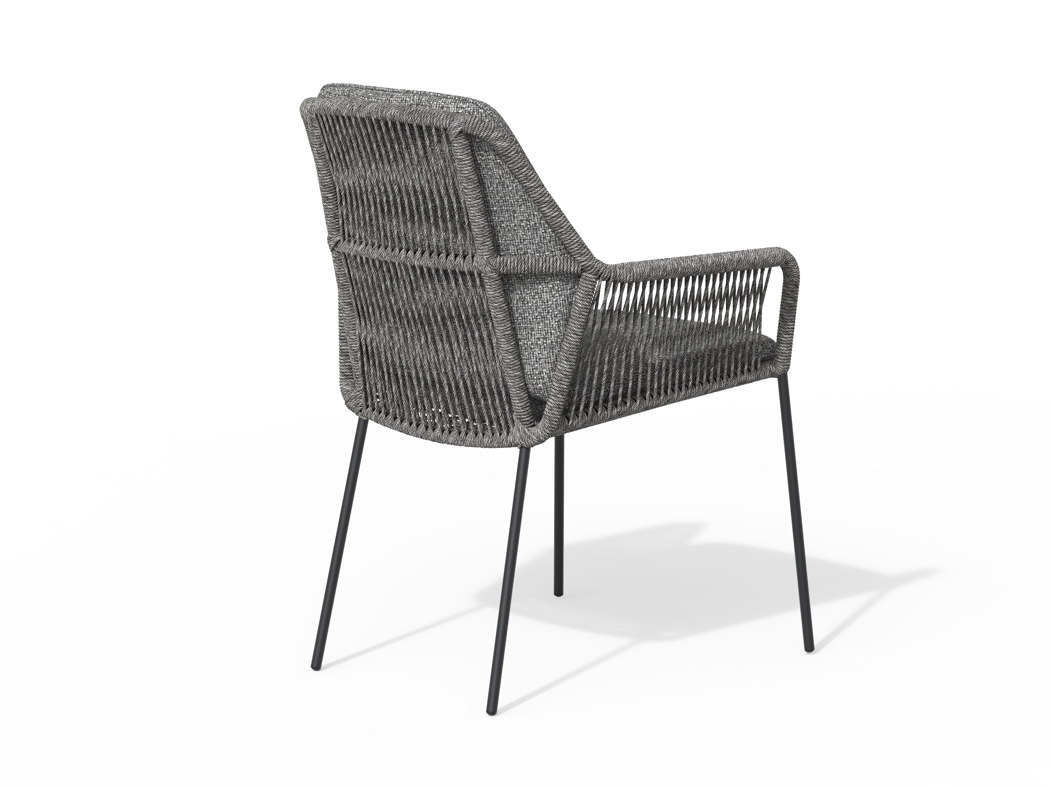 Tuinstoel gloria charcoal