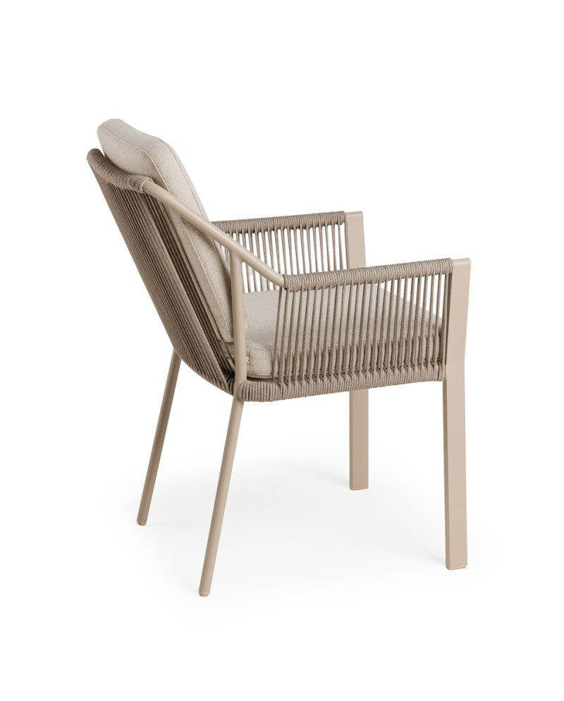 Tuinstoel liv champagne