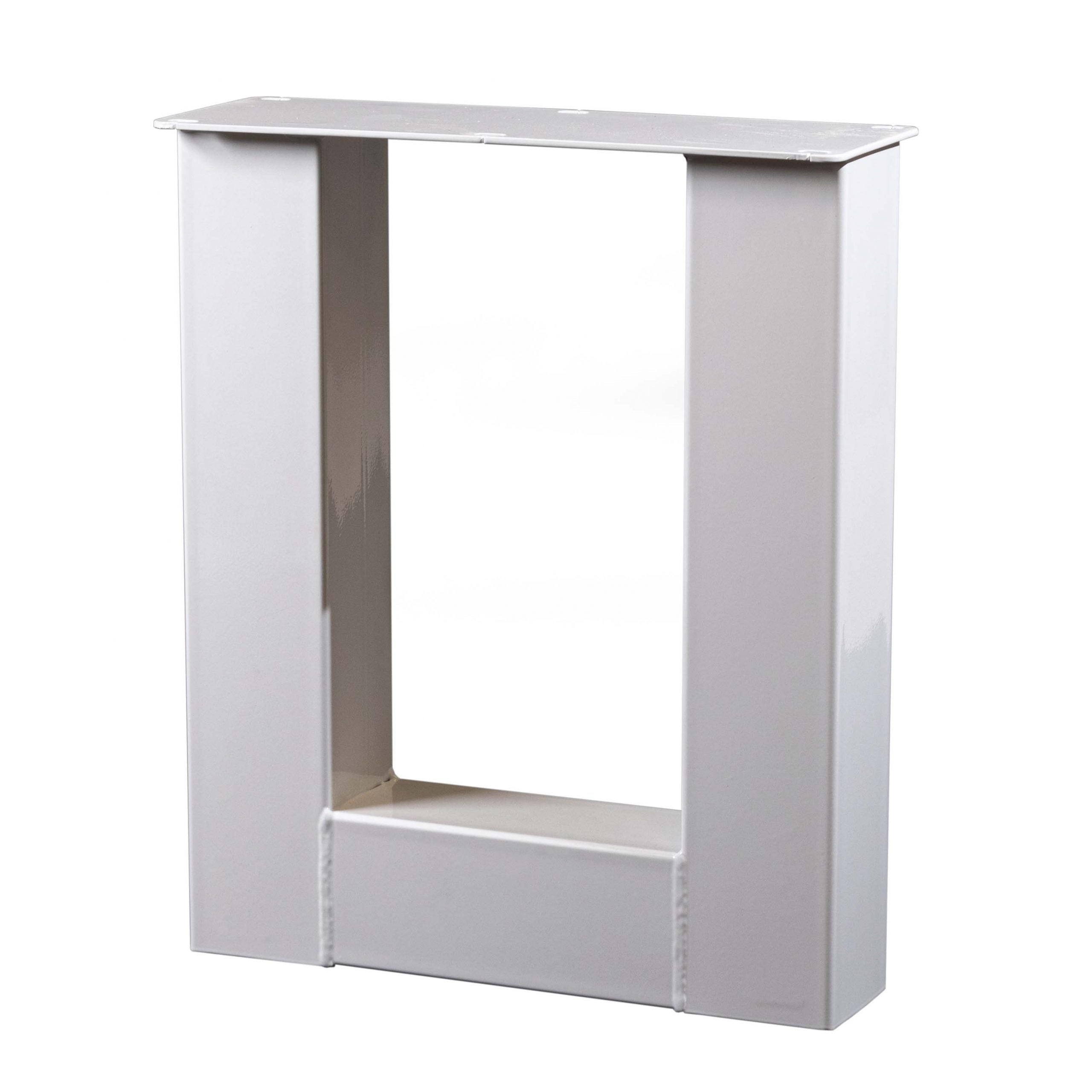 Stalen U-poten bank 8x8 cm