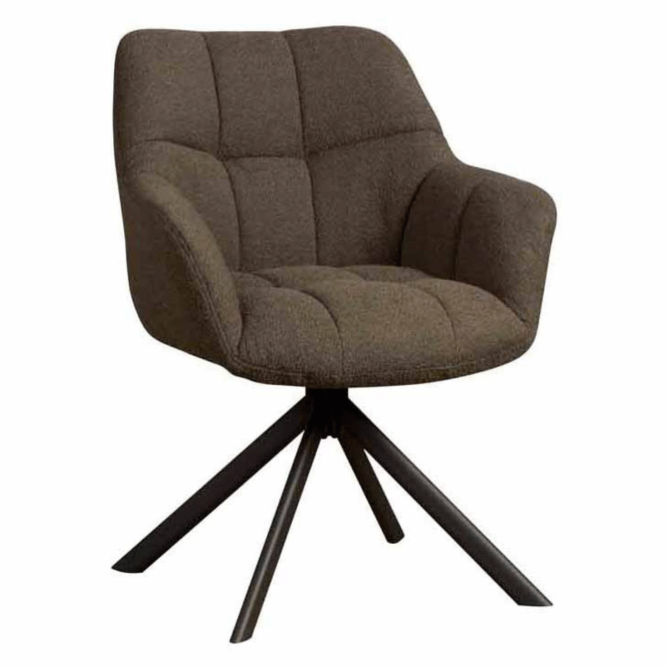 Eetkamerstoel alba alpine dark brown