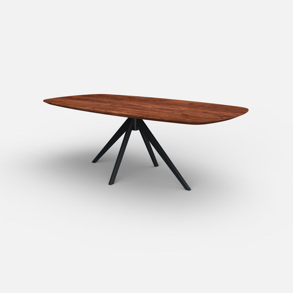 Deens ovale notenhouten eettafel Lente