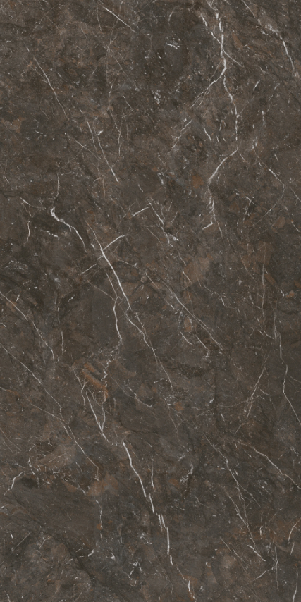 Deens ovale keramische tuintafel - Breccia Imperiale - avaro zwart