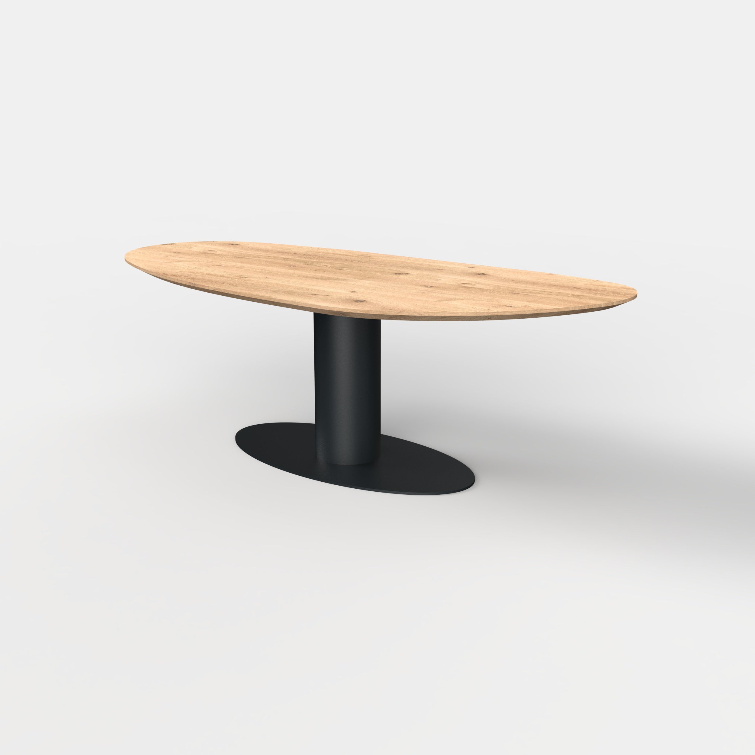 Organische eiken eettafel Avaro