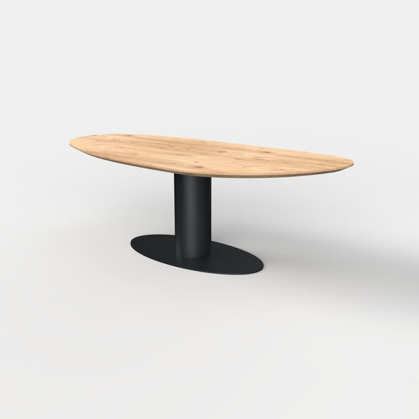 Organische eiken eettafel Avaro