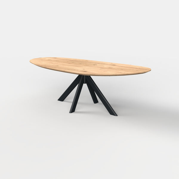 Organische eiken eettafel Liva