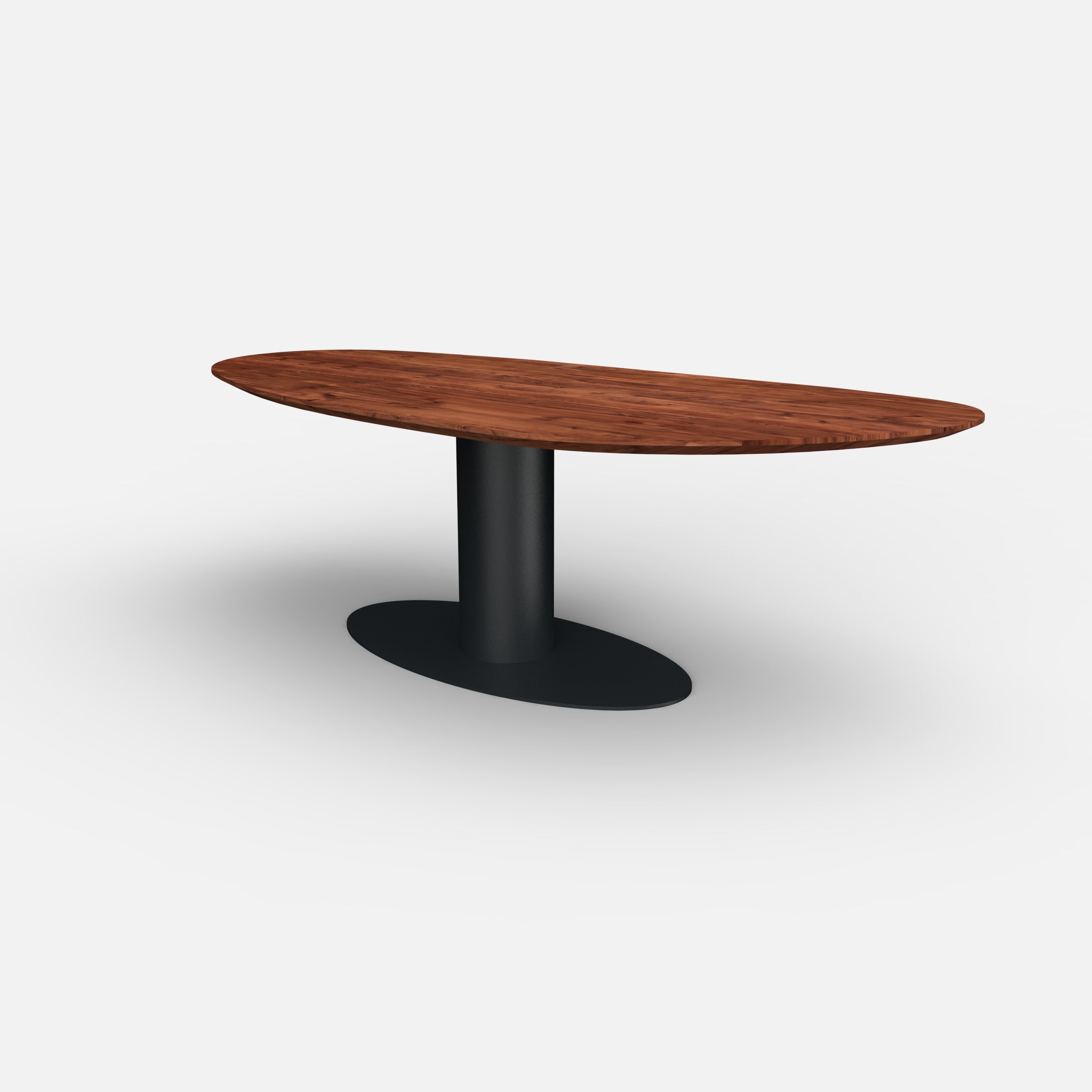 Organische notenhouten eettafel Avaro, massief notenhout, massief walnoten hout, tafel op maat, op maat samenstellen