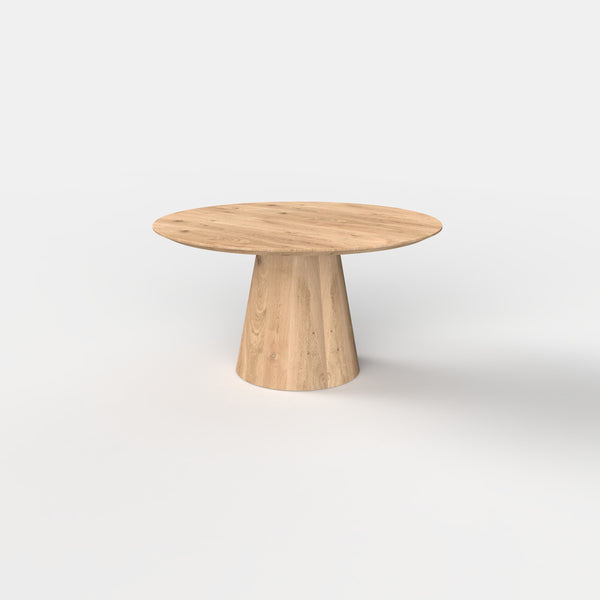 Ronde eiken eettafel Niv