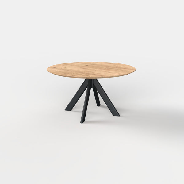 Ronde eiken eettafel Liva