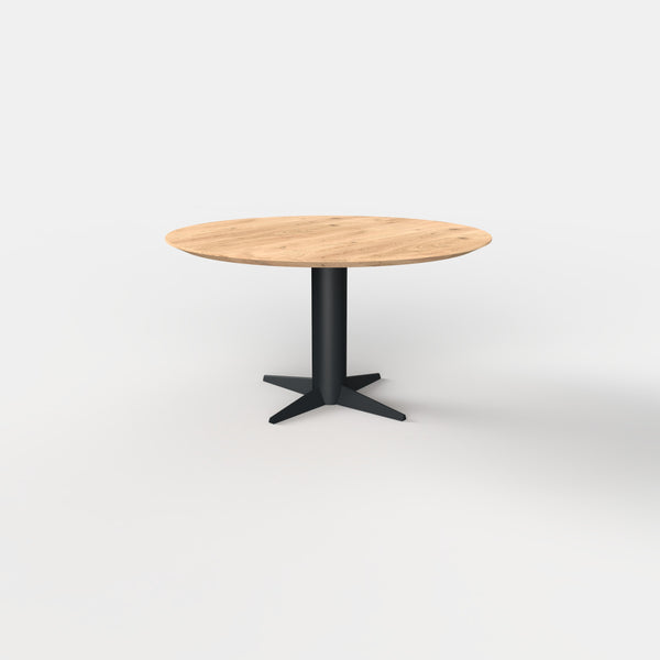 Ronde eiken eettafel Dex