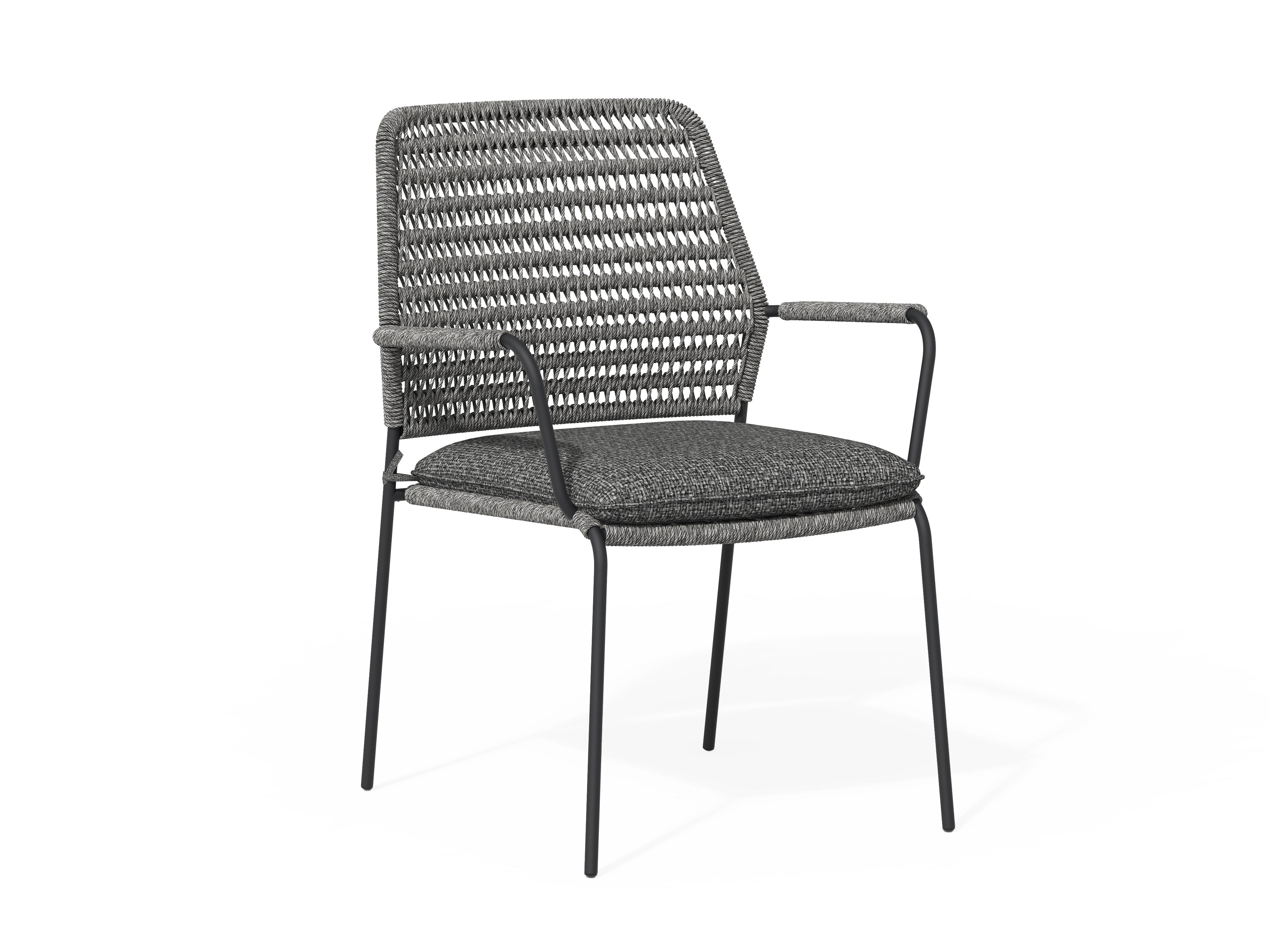 Tuinstoel David charcoal