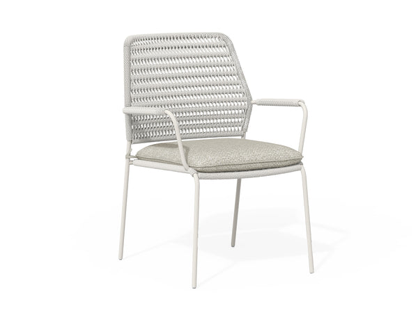 Tuinstoel David creme white
