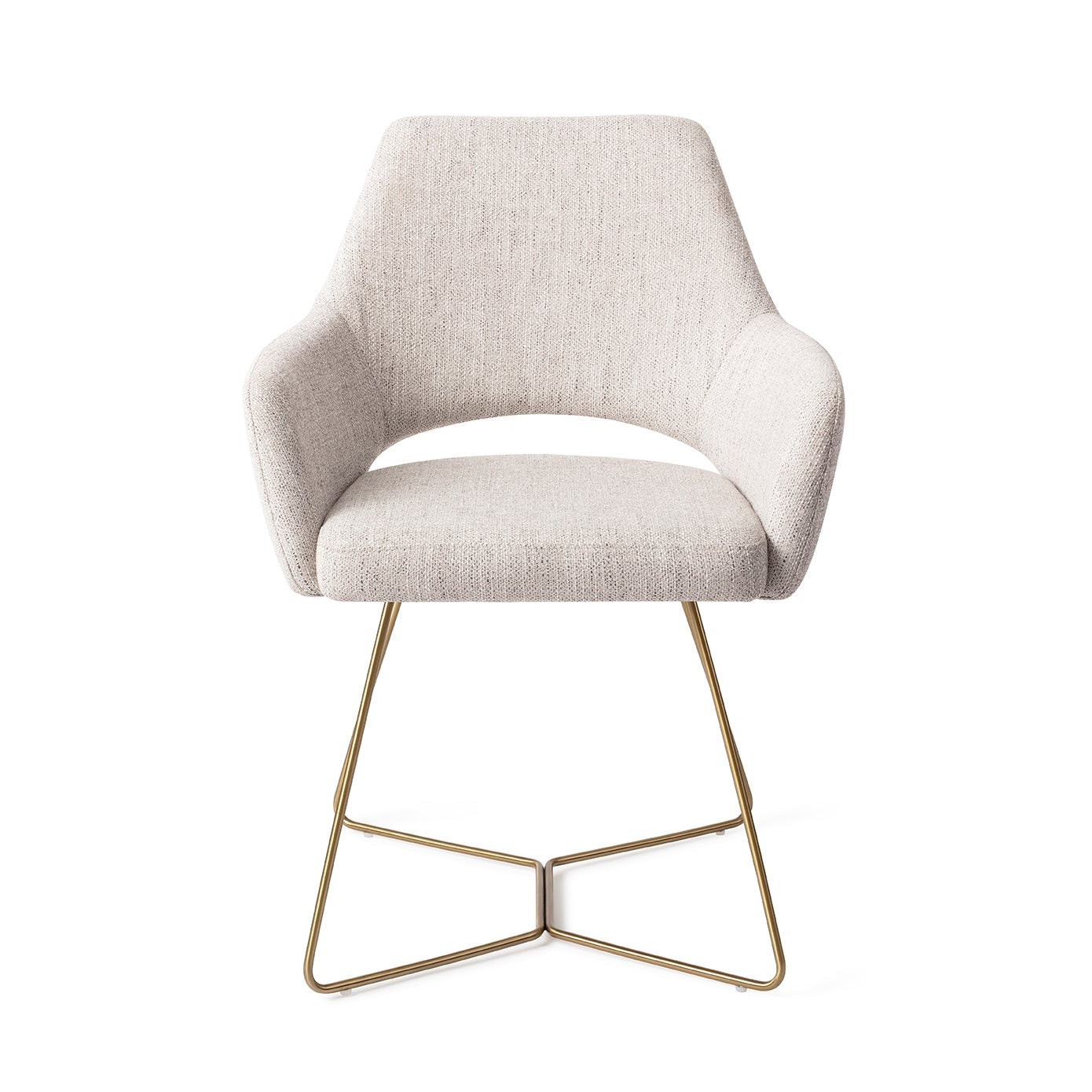 Eetkamerstoel Yanai - pigeon - beehive gold