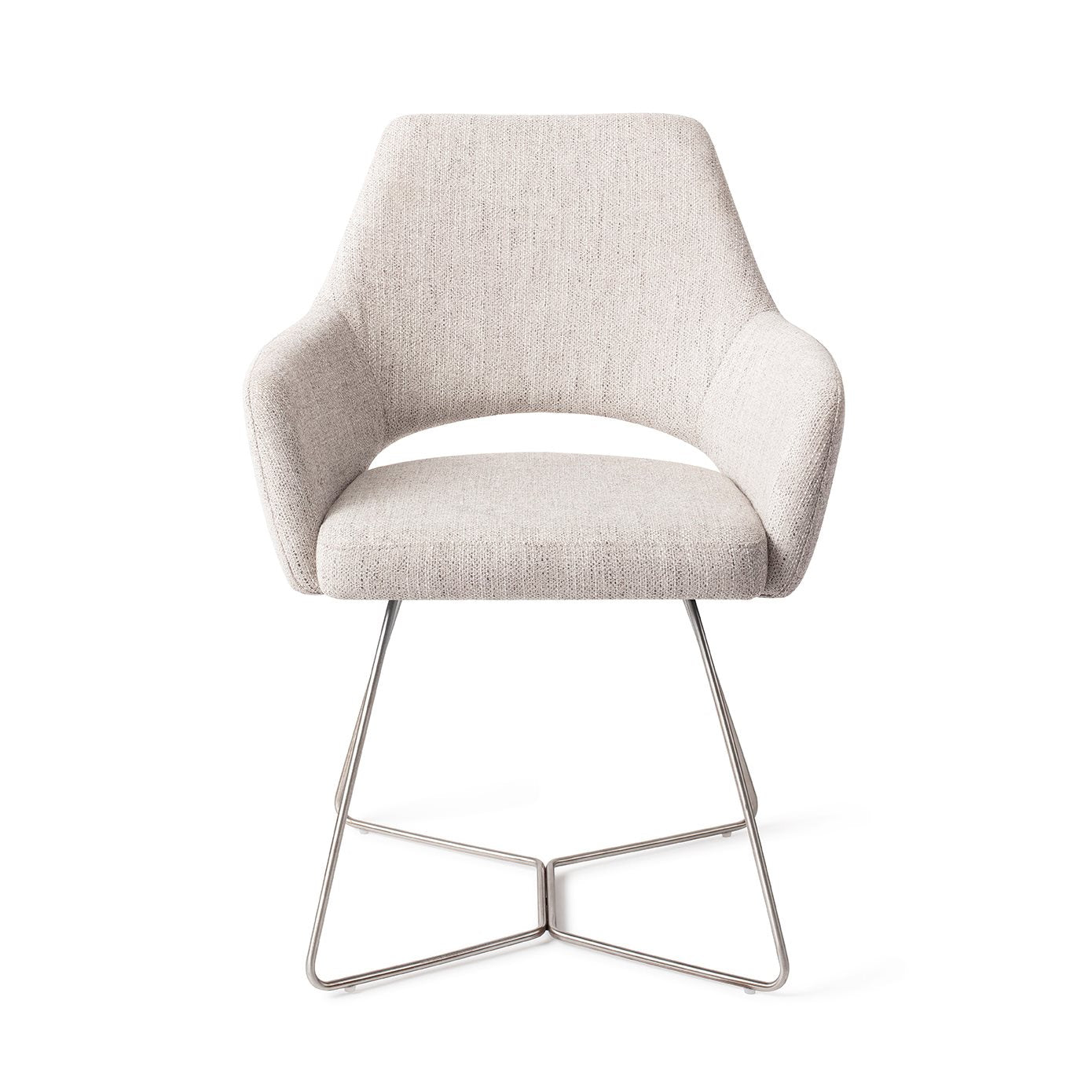 Eetkamerstoel Yanai - pigeon - beehive steel