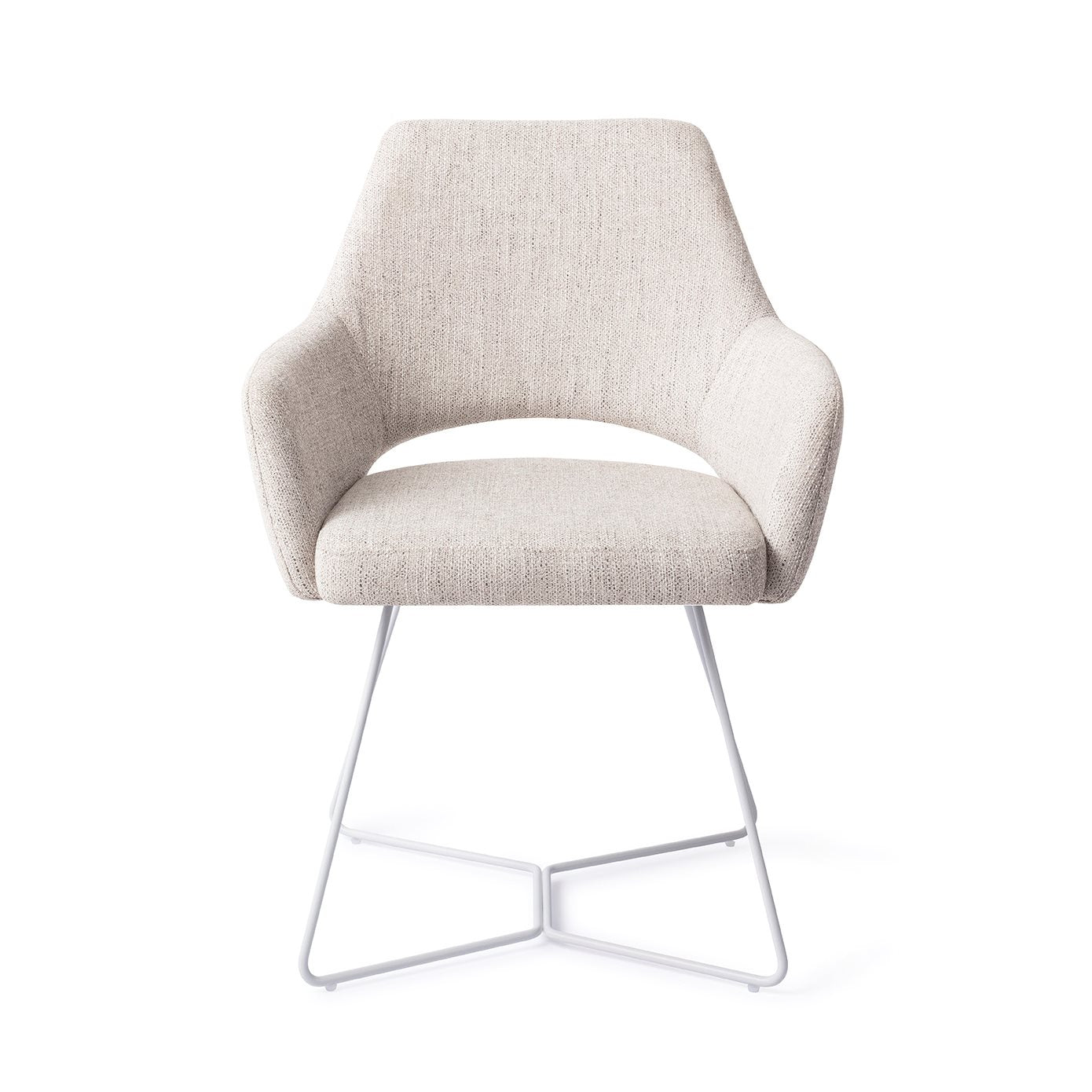Eetkamerstoel Yanai - pigeon - beehive white