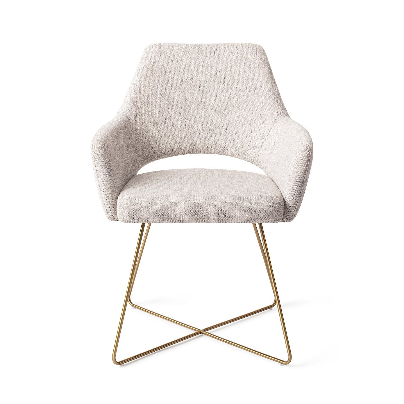 Eetkamerstoel Yanai - pigeon - cross gold