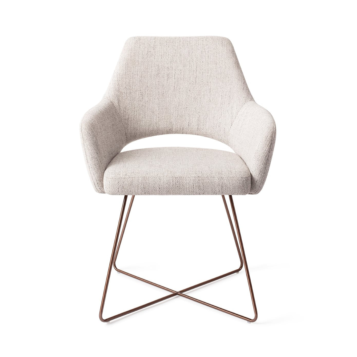 Eetkamerstoel Yanai - pigeon - cross rose