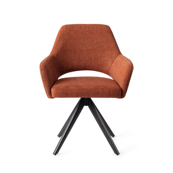 Eetkamerstoel Yanai - Tuscan terra - turn black