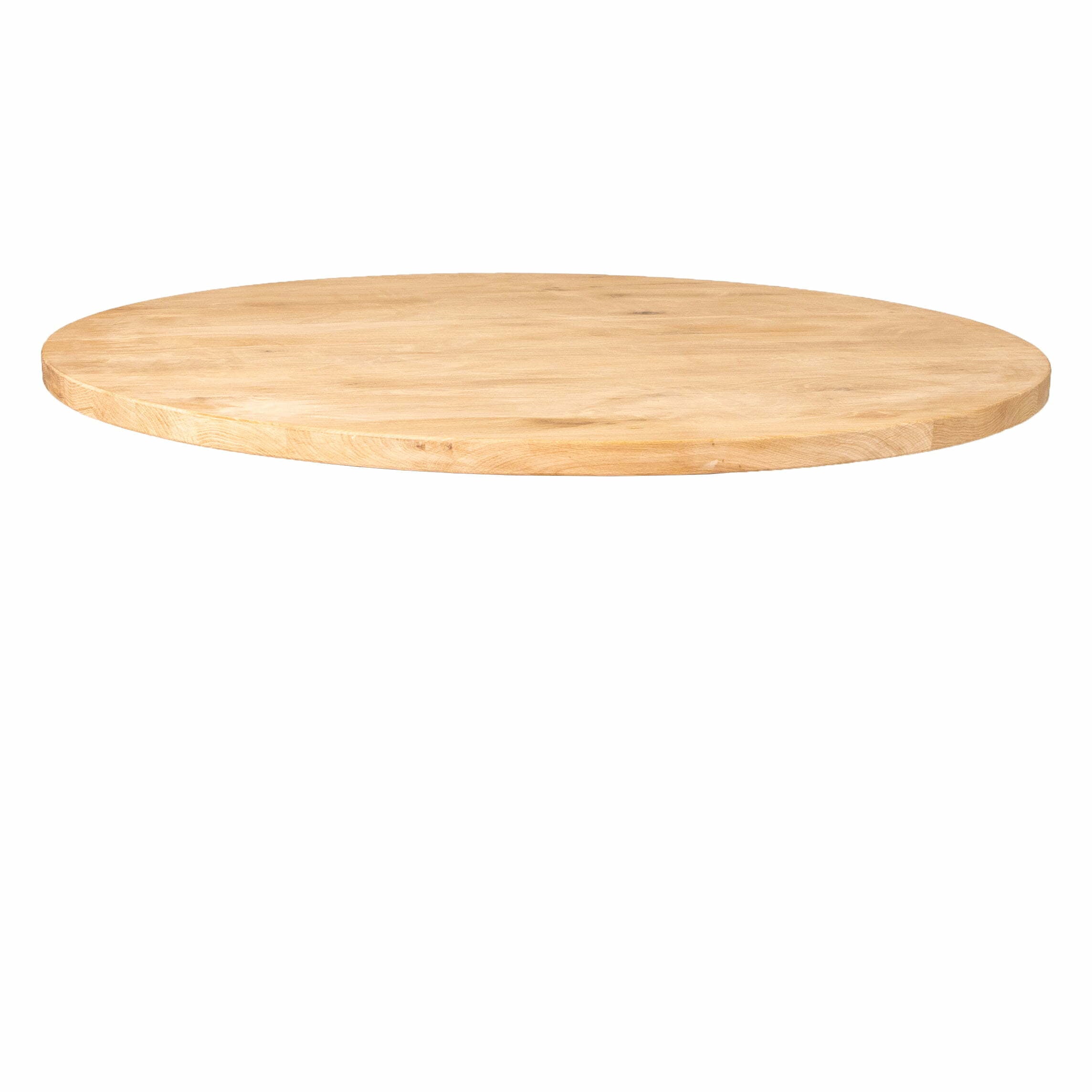 Eiken tafelblad rond 4 cm